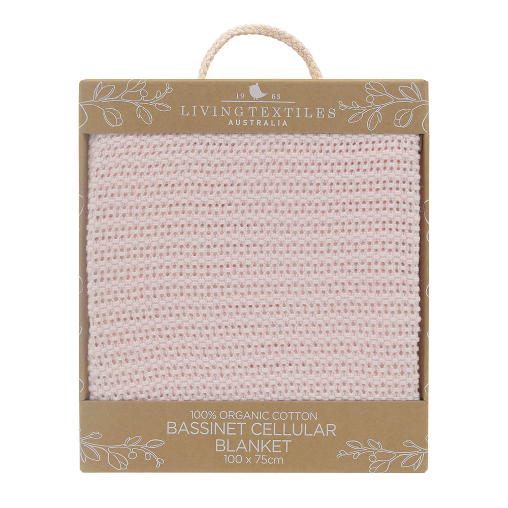 Organic Cradle/Bassinet Cellular Blanket