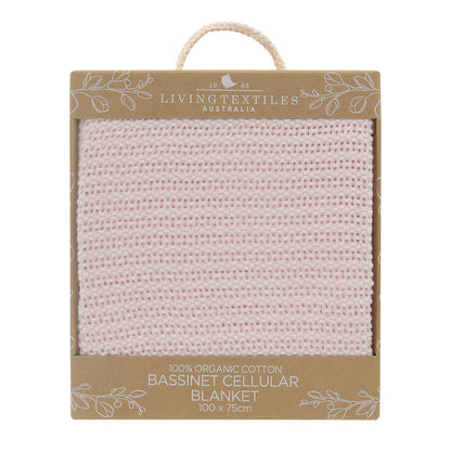 Organic Cradle/Bassinet Cellular Blanket