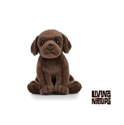 Chocolate Labrador Puppy 16cm