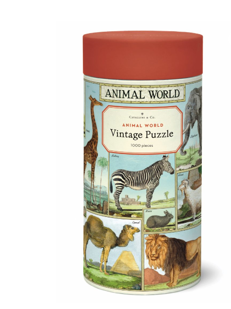 100pc Vintage puzzle - Animal World