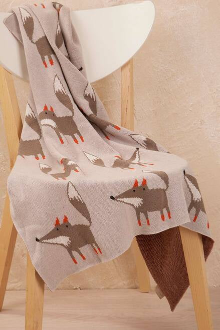 Little Indus Fox Blanket and Soft Toy