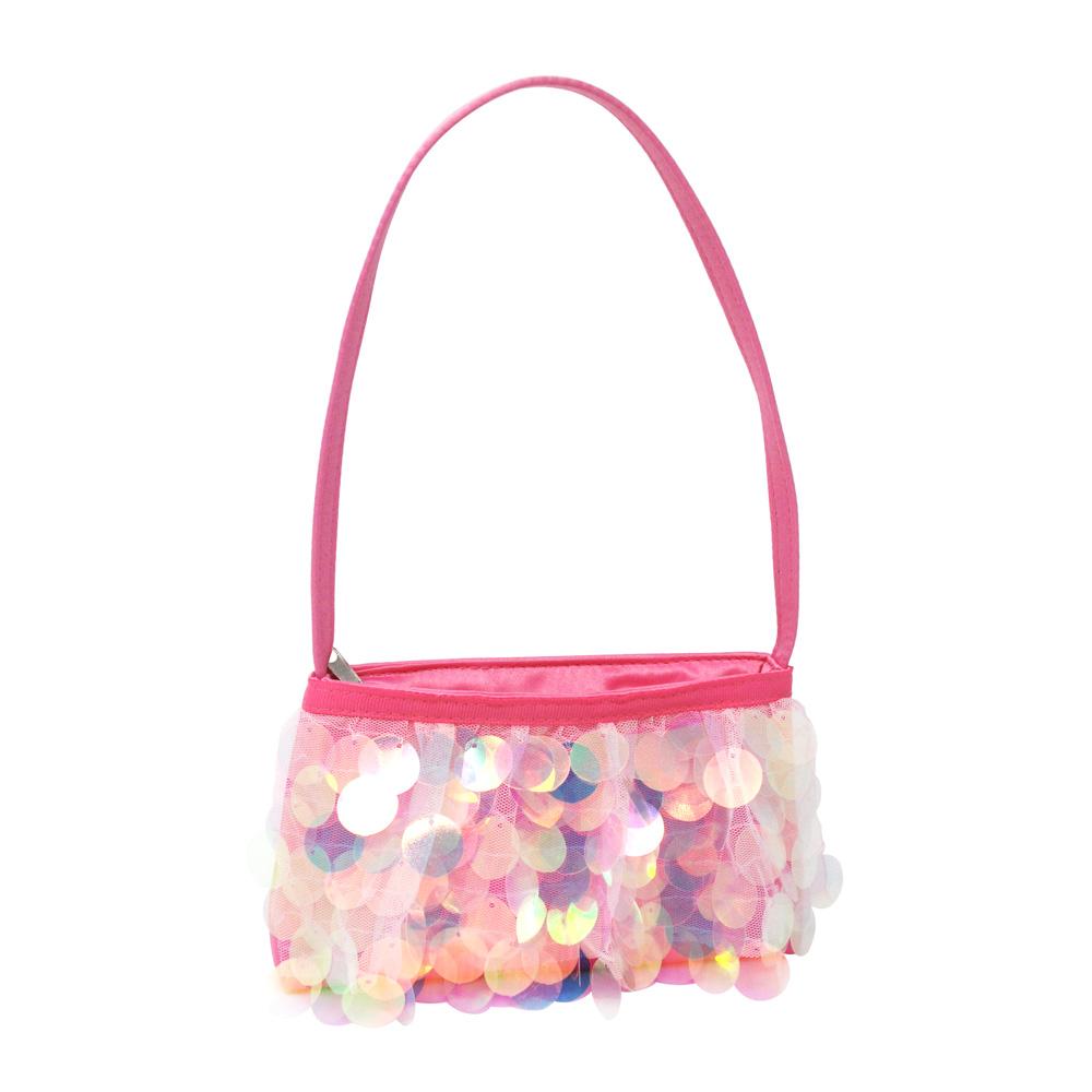 Sequin Handbag - iridescent disc