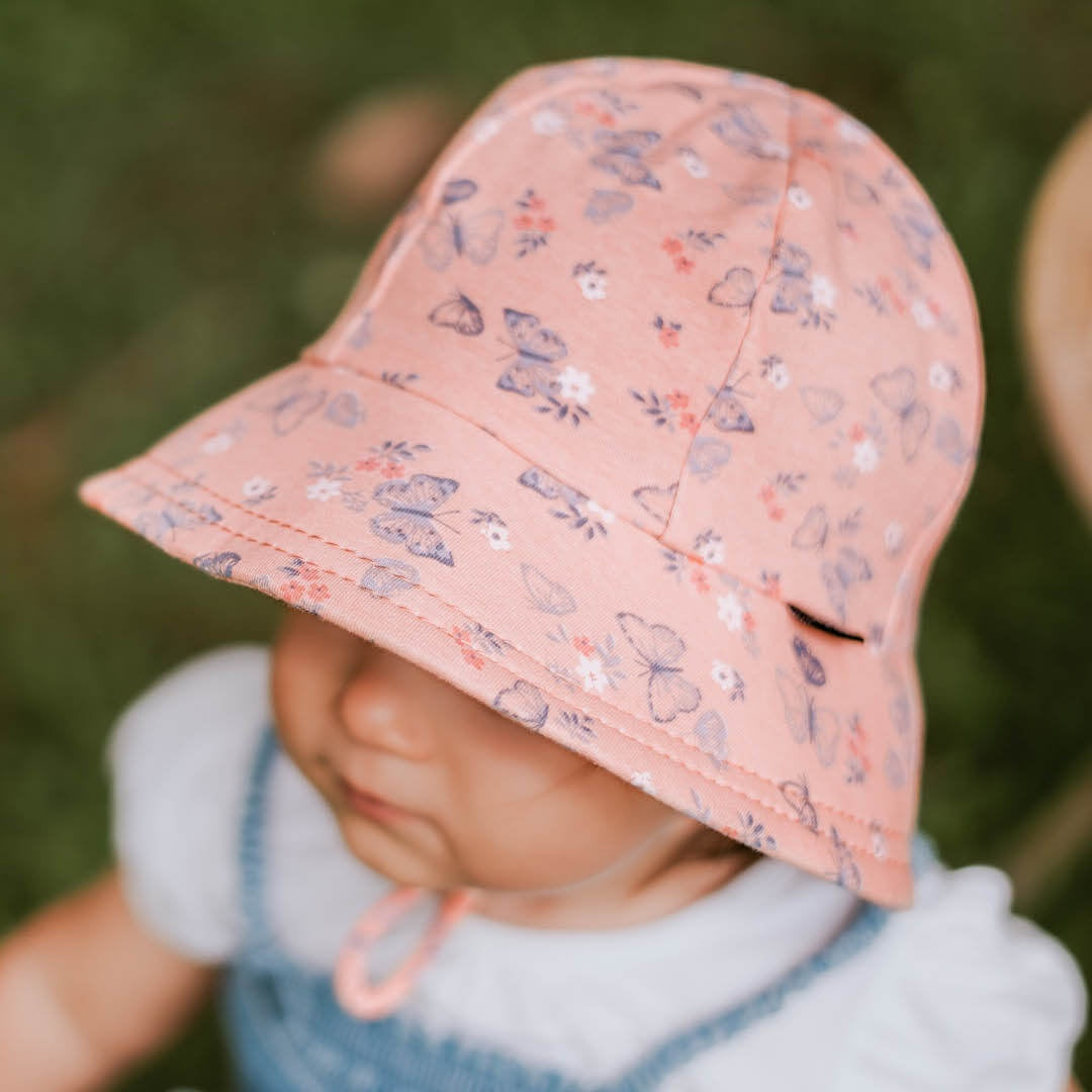 Toddler Bucket Soft Brim Hat - Butterfly