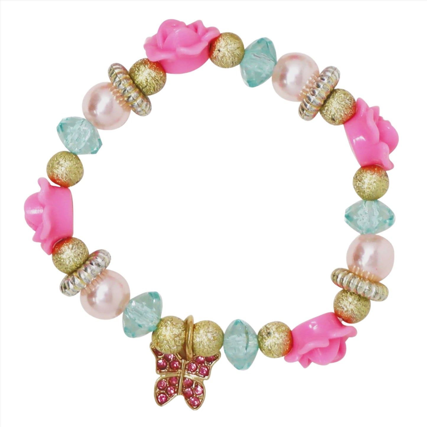 Butterfly Flower Bracelet