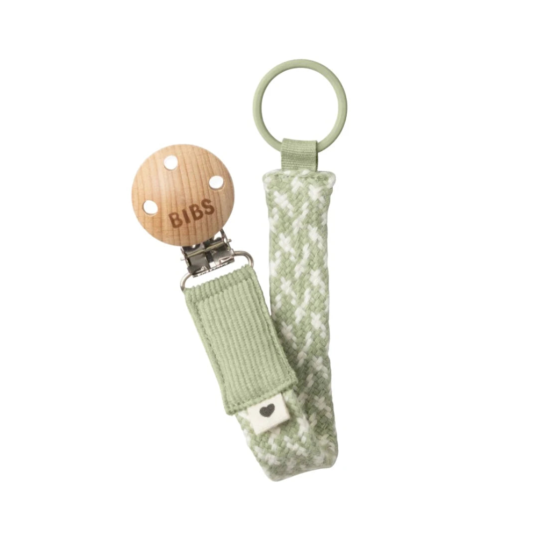 Braided Organic Cotton Pacifier Clip