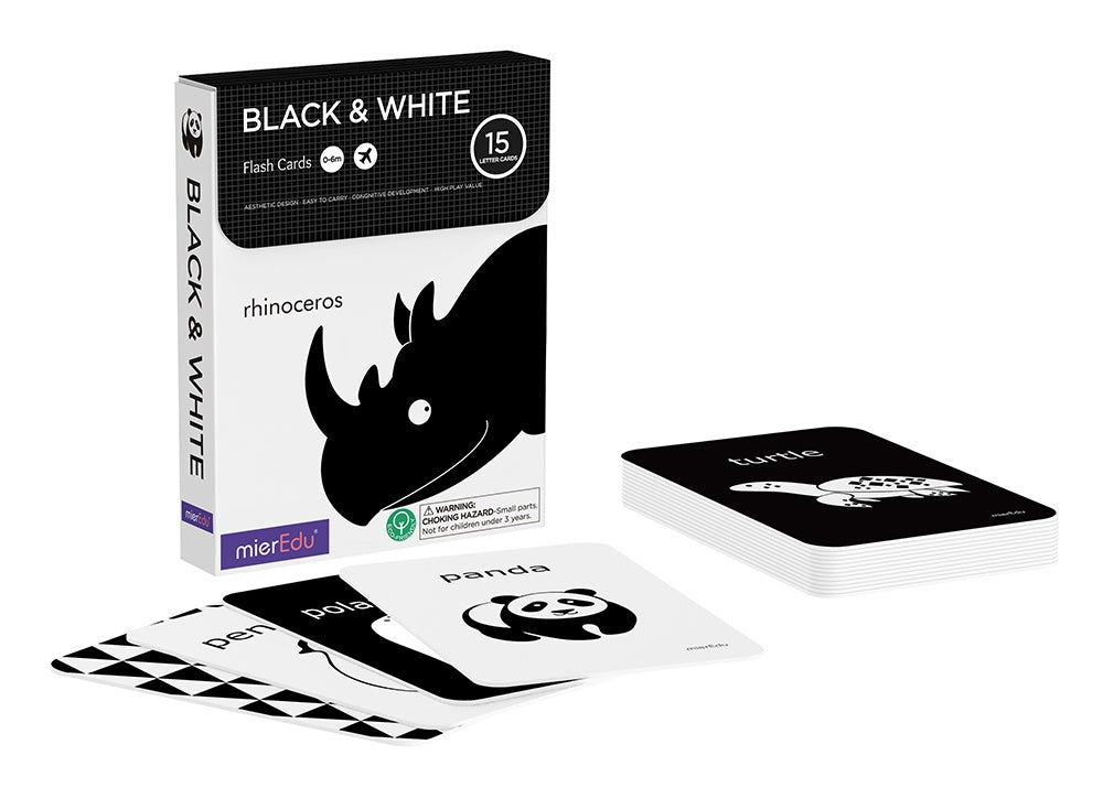 Cognitive Flash cards - Black & White