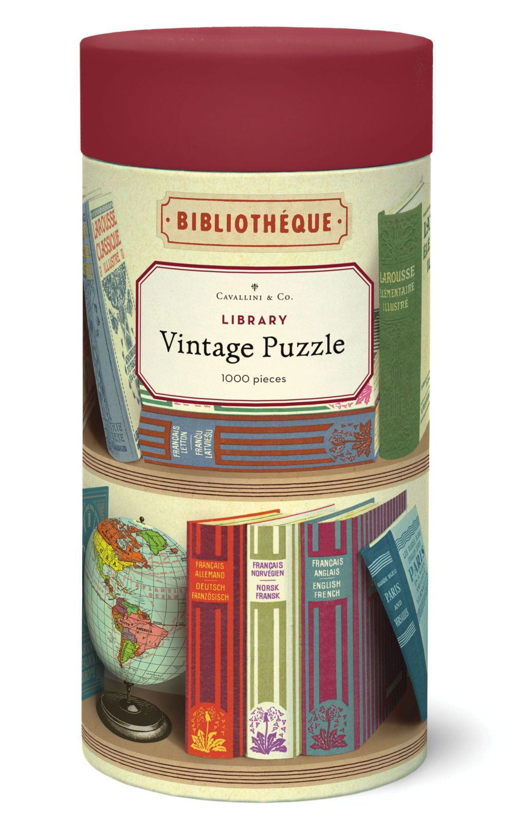 1000 pc Vintage Puzzle - Library Books