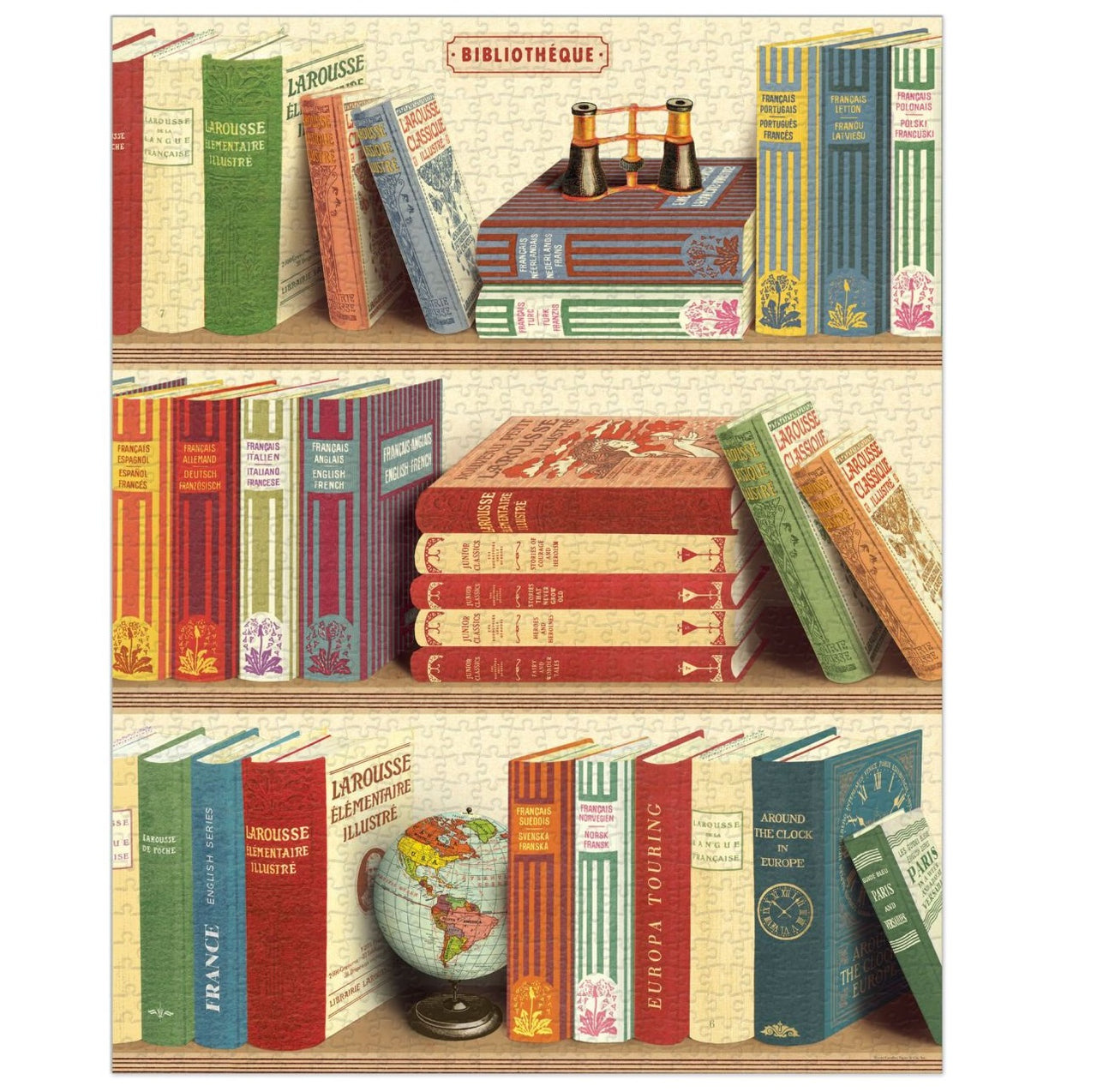 1000 pc Vintage Puzzle - Library Books