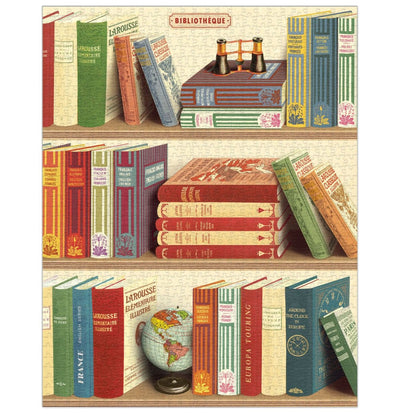 1000 pc Vintage Puzzle - Library Books