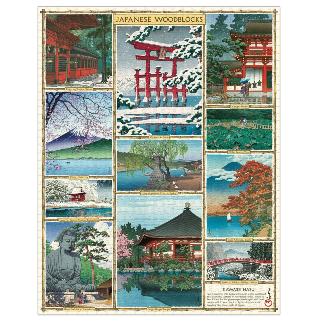 1000 pc Vintage Puzzle - Japanese Woodblock