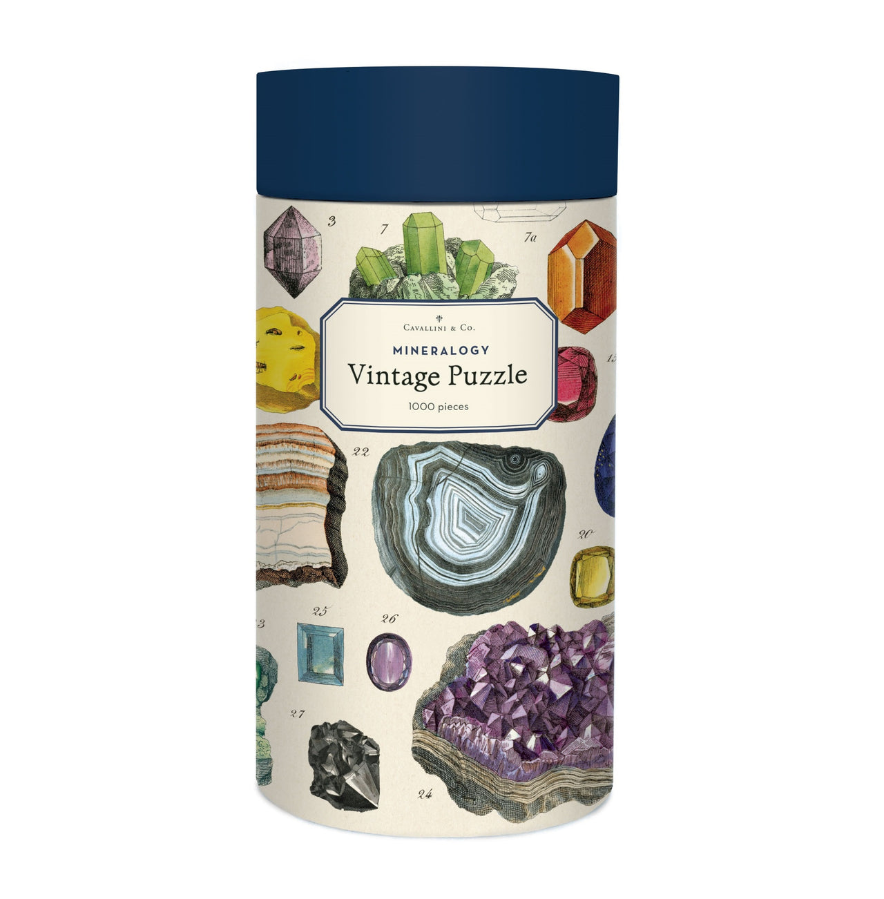 1000 pc Vintage Puzzle - Mineralogy