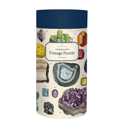 1000 pc Vintage Puzzle - Mineralogy