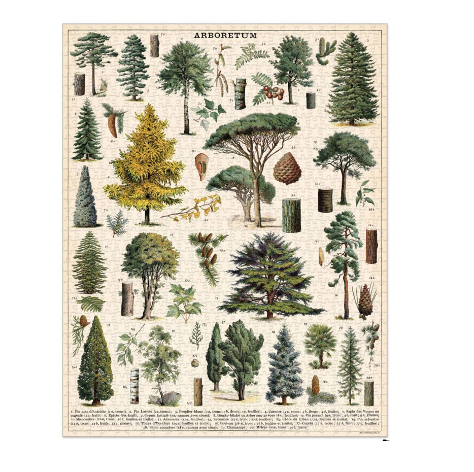 1000 pc Vintage Puzzle - Arboretum