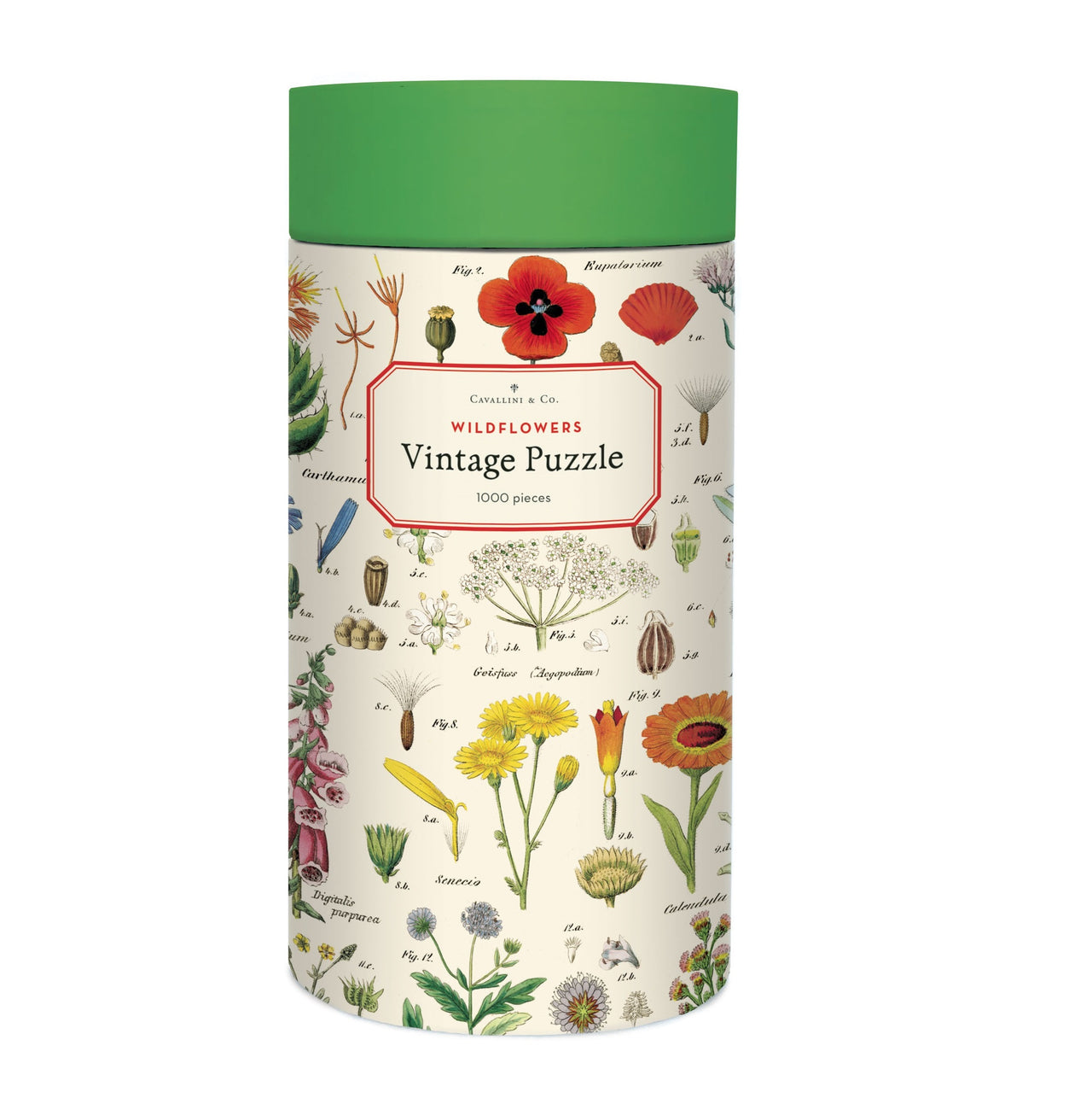 1000 pc Vintage Puzzle - Wildflowers