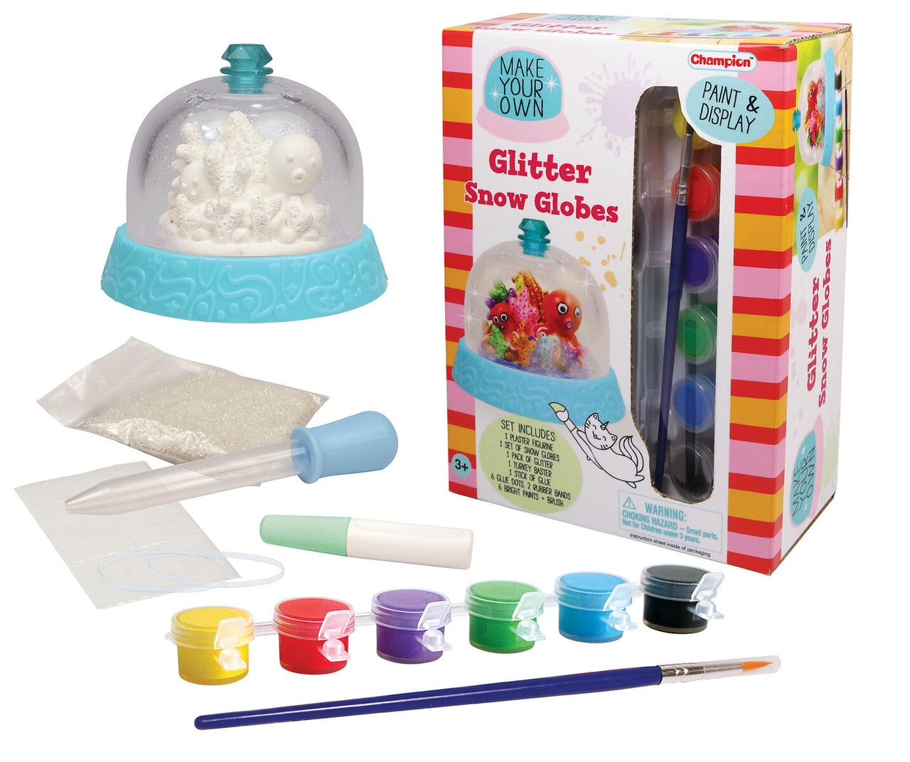 Make Your Own Glitter Snow Globe