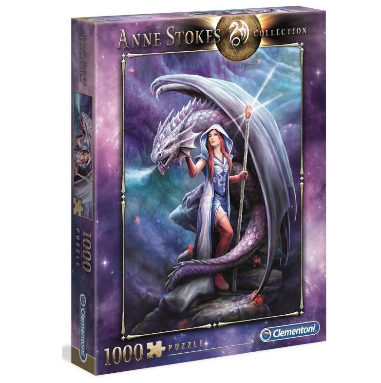 1000 pc Puzzle - Dragon Mage - Anne Stokes