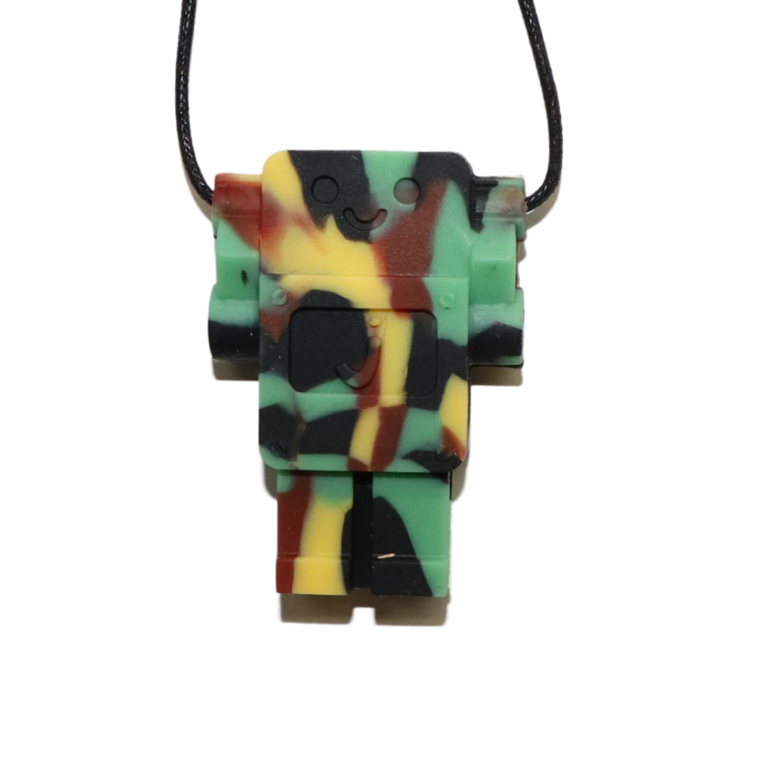 Silicone Pendant - Robot