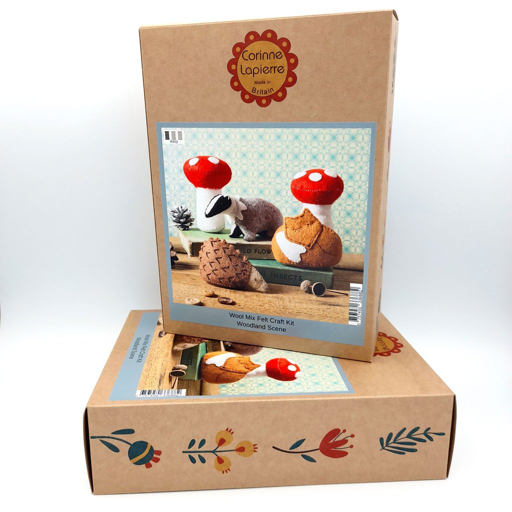 Felt Sewing Kit - Woodland Scene