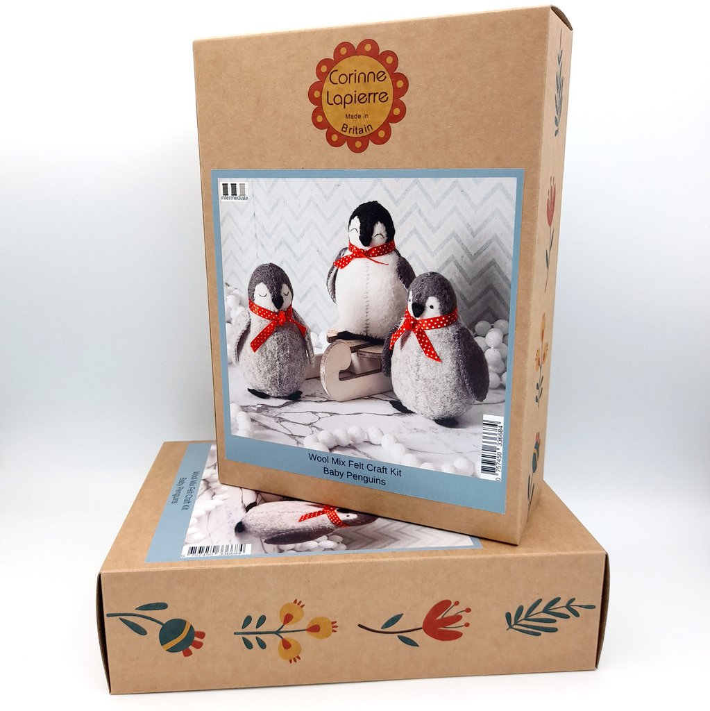 Felt Sewing Kit - Baby Penguins