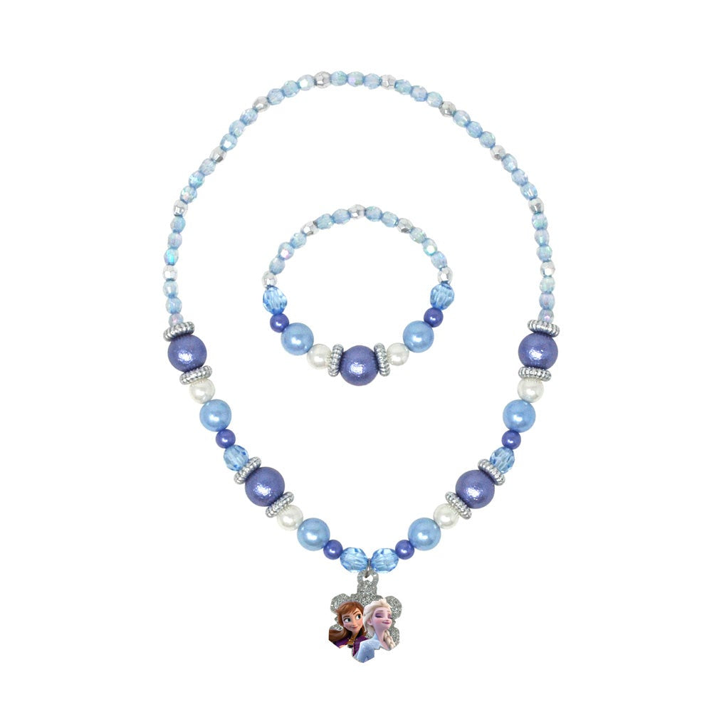 Frozen 2 Anna & Elsa Necklace & Bracelet Set
