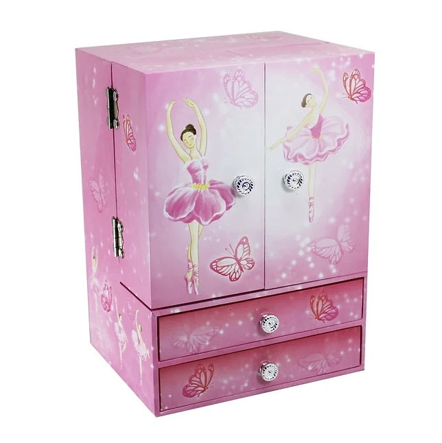 Musical Jewellery Box - Ballet Wardrobe