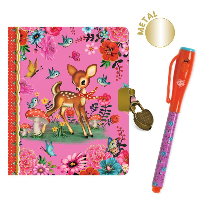 Fiona Secret Small Notebook with Magic Pen