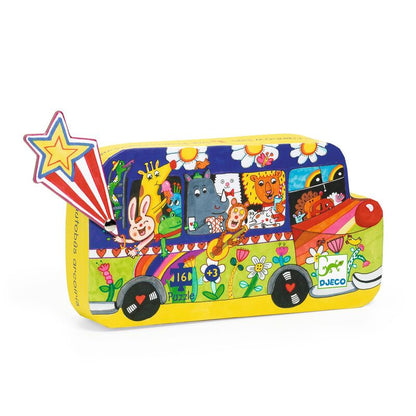 The Rainbow Bus - 16 piece puzzle