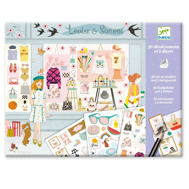 Rub Transfer Decals - Fashionista