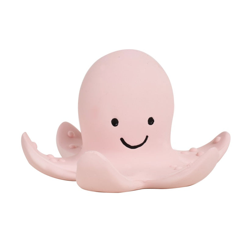 Ocean Buddies Teether Rattle- Natural Rubber