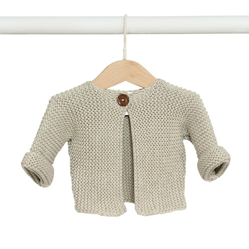 Elf Garter Stitch Baby Cardigan