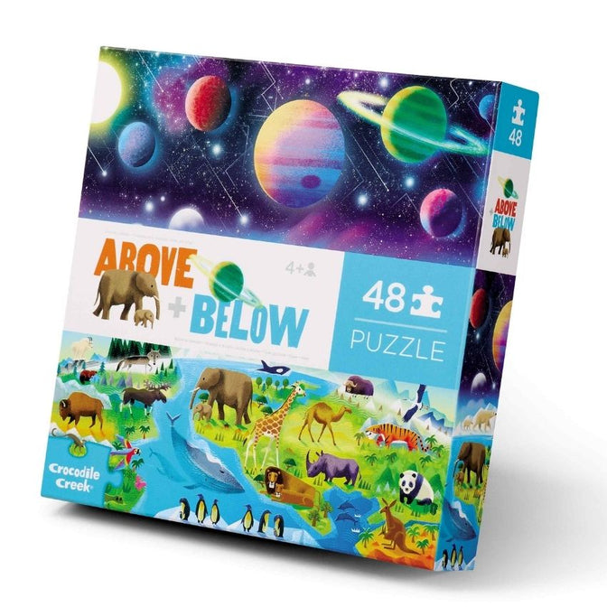 48 pc Above and Below Puzzle - Earth and Space