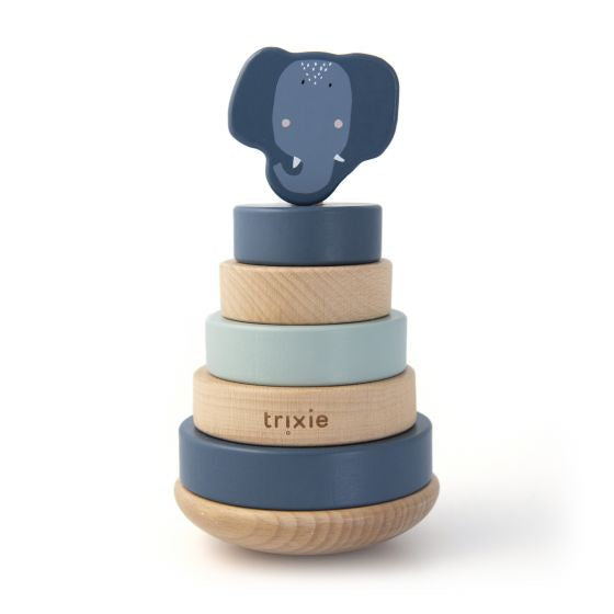 Wooden Stacking Toy - Mrs Elephant