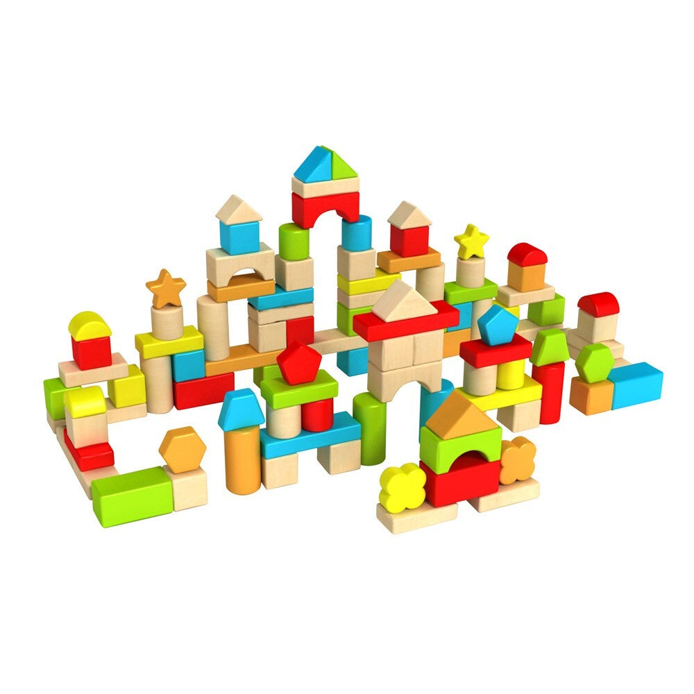 Timber Blocks - 100 pc Wooden Blocks