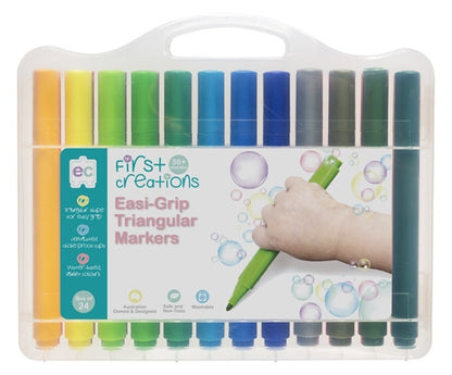 First Creations Easi-Grip Triangular Markers