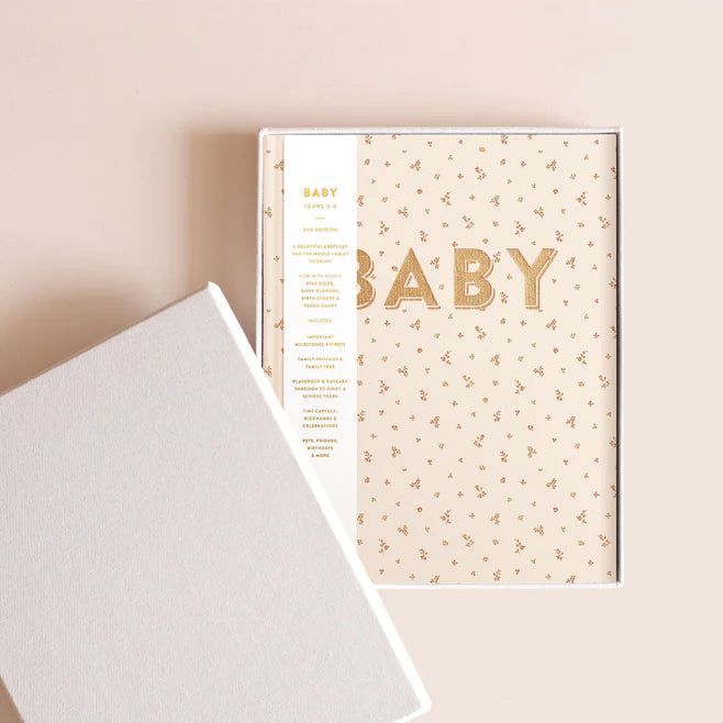 Baby Book - Gift boxed, Birth-6 Years - assorted