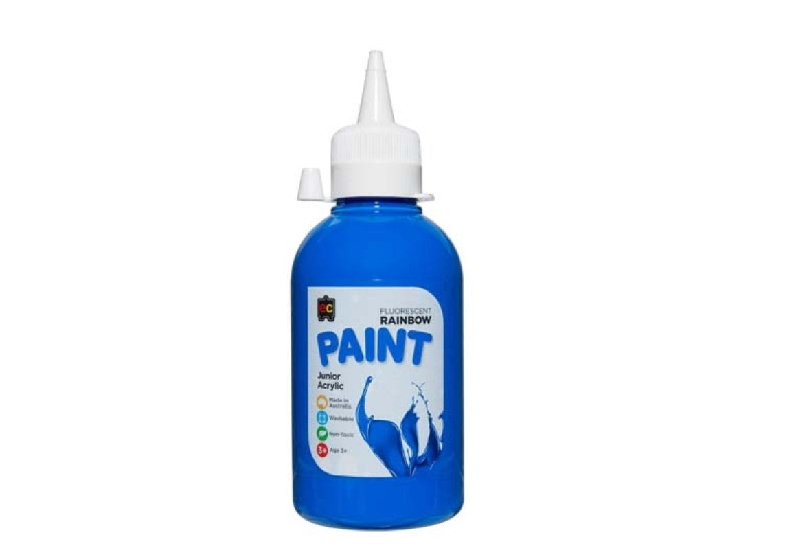 Junior Acrylic Fluorescent Rainbow Paint
