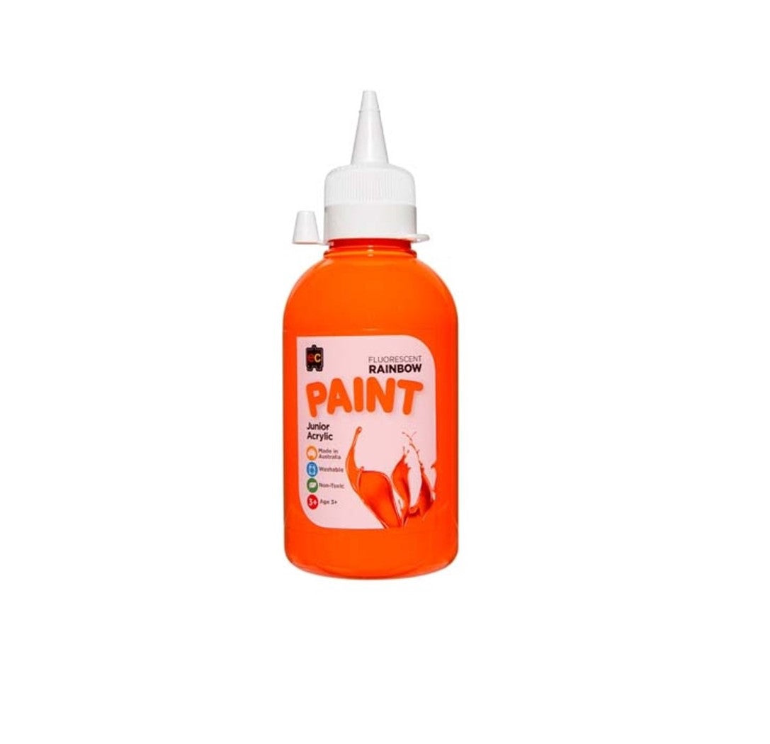 Junior Acrylic Fluorescent Rainbow Paint