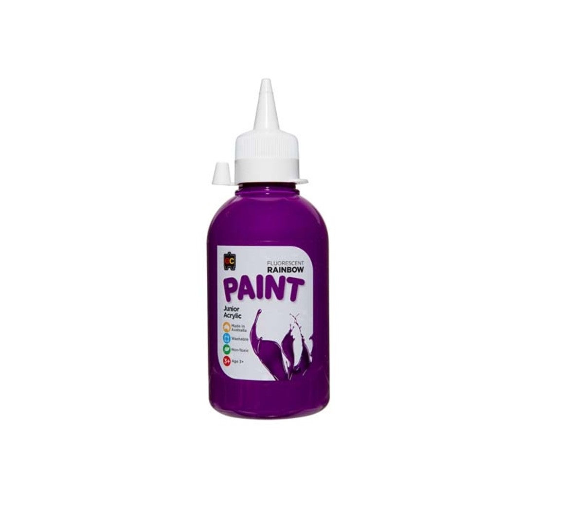 Junior Acrylic Fluorescent Rainbow Paint