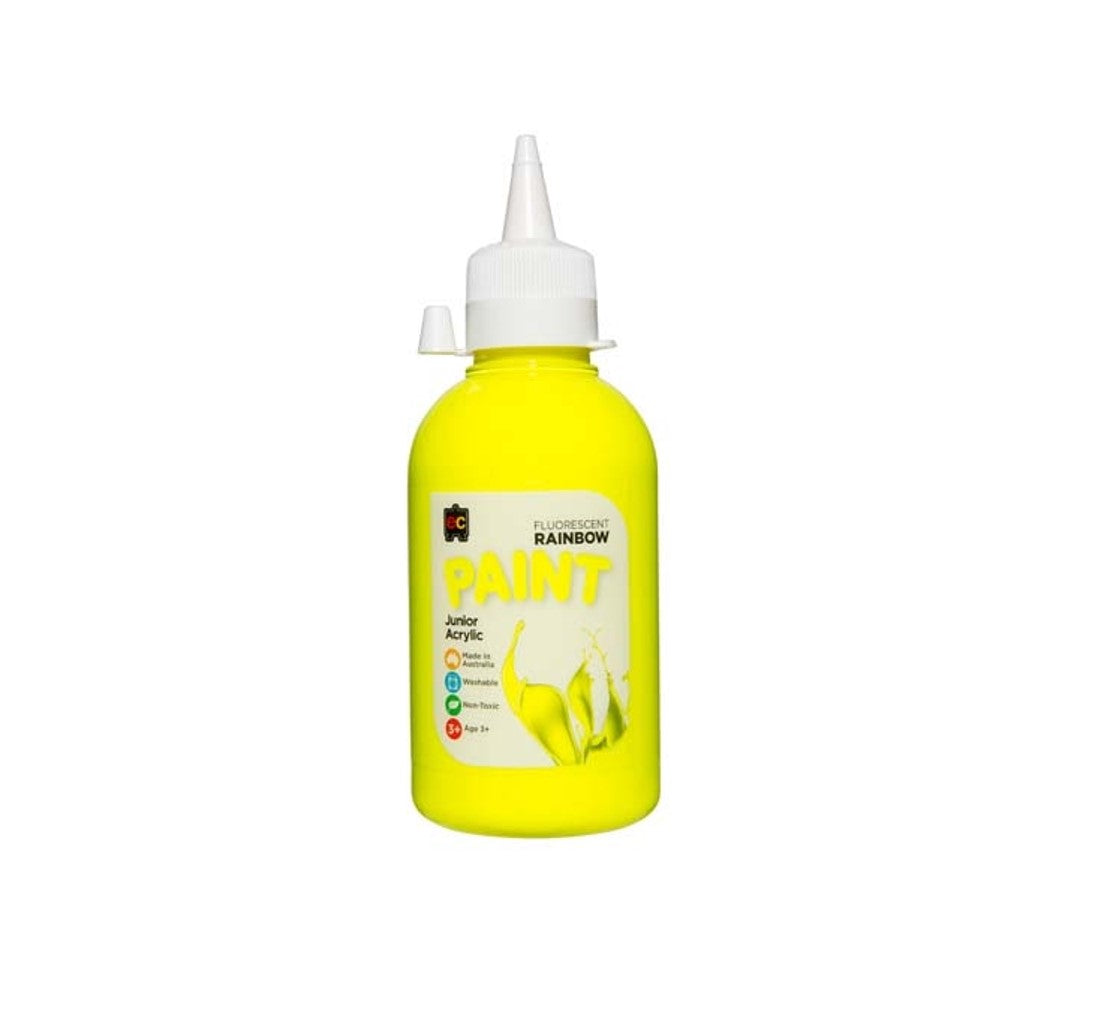 Junior Acrylic Fluorescent Rainbow Paint