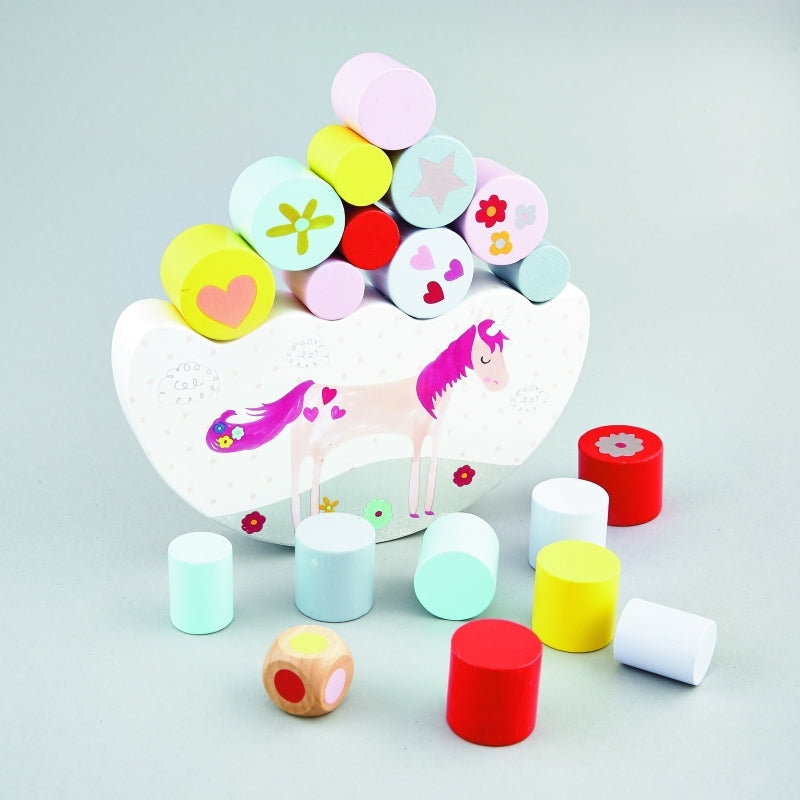 Wooden Balancing Game - Unicorn