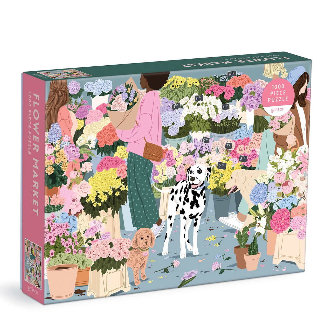 1000 pc Puzzle - Flower Market