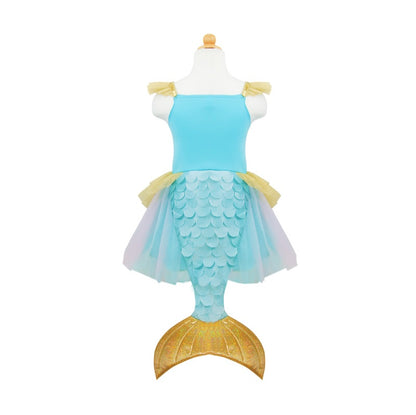 Mermalicious Mermaid Dress with Tail - Size 5-6