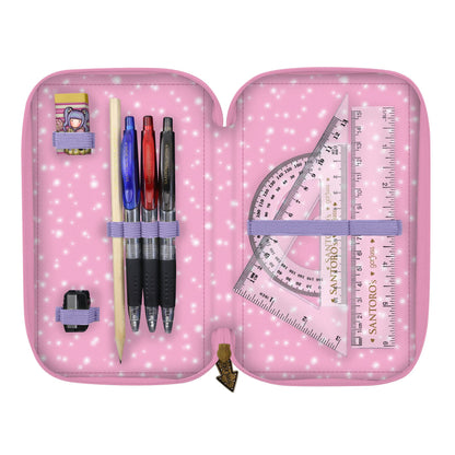 Gorjuss Triple Zip Filled Pencil Case
