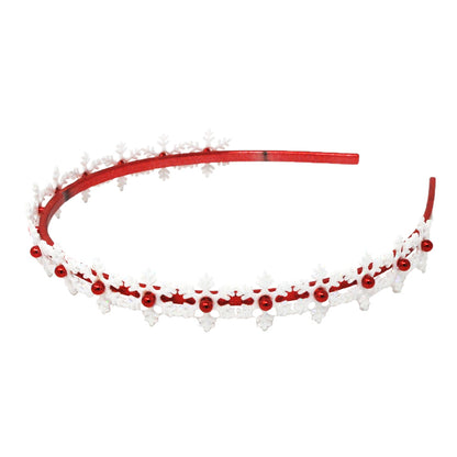 Festive Snowflake Glitter headband