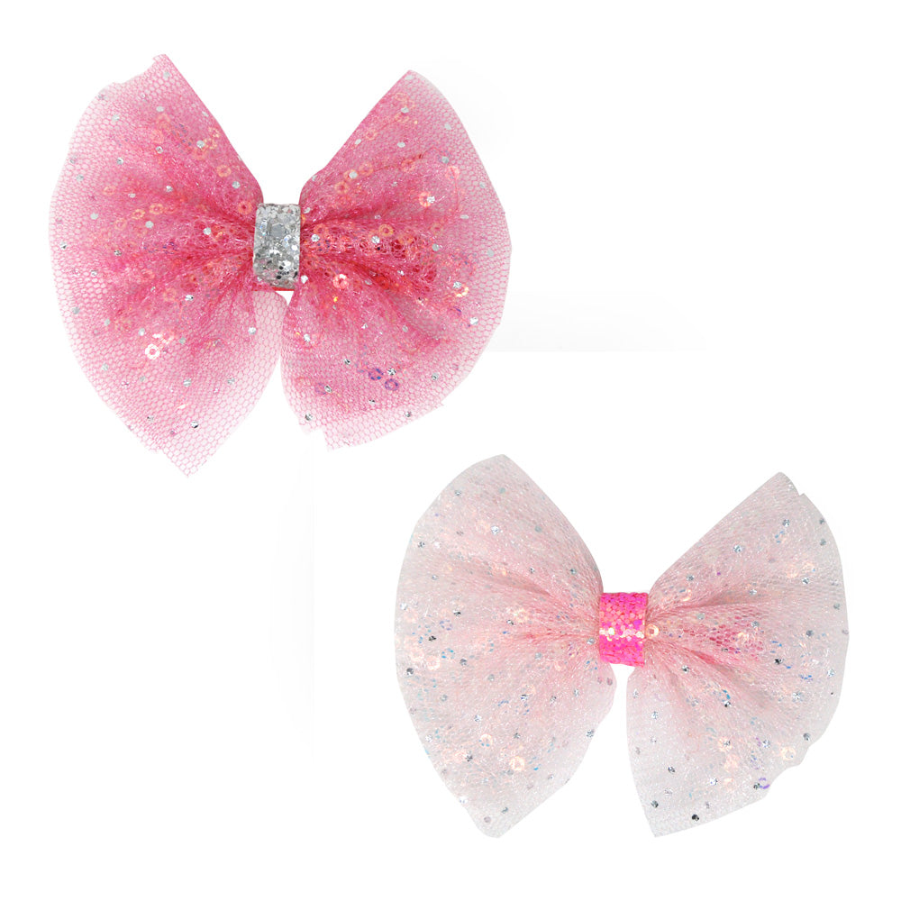 Moonlight Ballet Bow Hair Clip