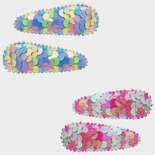 Mermaid Sequin Snap Clip