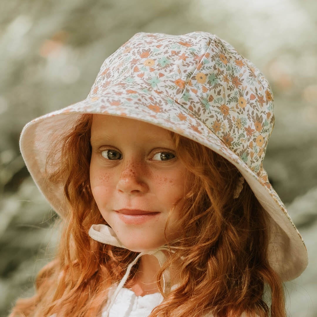 Heritage Wanderer Reversible Hat - Wildflower/Blanc