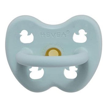 Natural Rubber Pacifiers - Round Dummies (0-3m)
