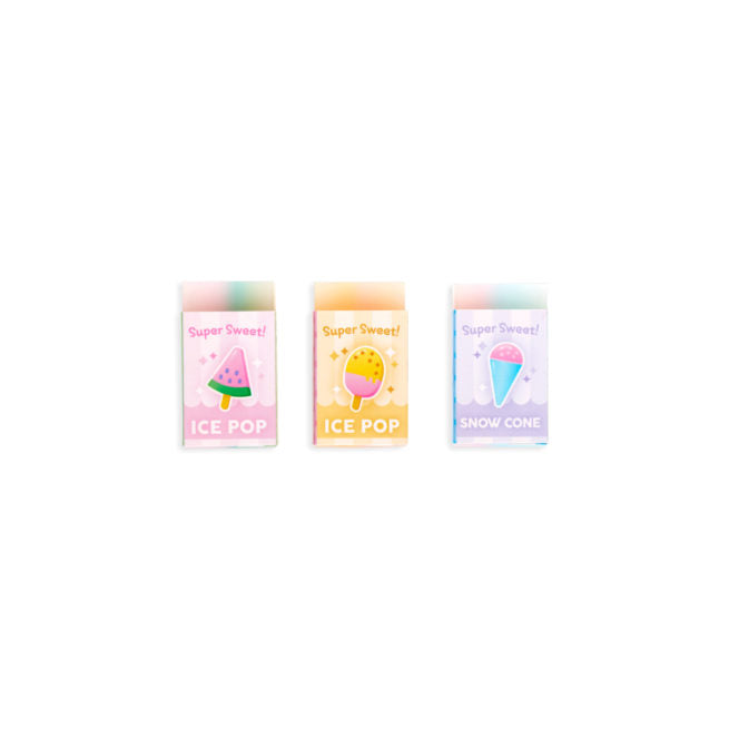 Ice Cream Treats Mini Erasers