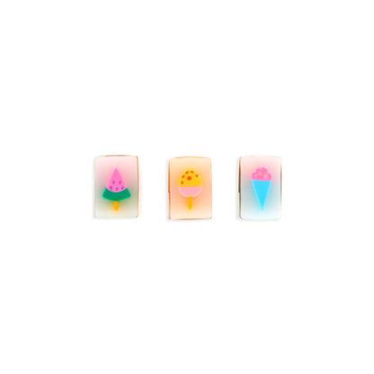 Ice Cream Treats Mini Erasers